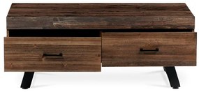 Dohányzóasztal 120×60 cm, Tömör Old Wood. AHG-536 PINE