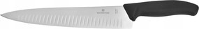 Konyhai kés bordázott pengével Victorinox fekete
