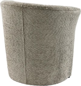 Klub fotel, szürkésbézs Taupe Coral anyag, CUBA