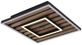 Globo 67345D - WOODY LED mennyezeti lámpa 18W, 3000K, 30x30 cm