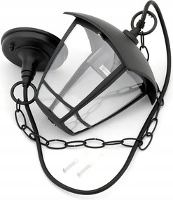 Homlokzati Függőlámpa Kültéri Alu Kerti Lámpa E27