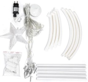 Aigostar - LED kültéri karácsonyi dekoráció LED/3,6W/230V 180 cm IP44 hidegfehér