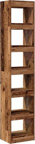 vidaXL antik fa színű könyvszekrény/térelválasztó 40x30x198 cm