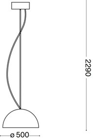 Ideal Lux - Csillár zsinóron FOLK 1xE27/60W/230V átm. 50 cm barna