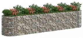 horganyzott vas gabion magaságyás 500x100x100 cm