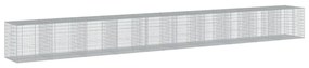 horganyzott vas gabion kosár fedéllel 1000 x 100 x 100 cm