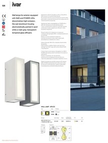 Redo 90114 - LED Kültéri fali lámpa IVAR LED/7,6W/230V IP54 antracit