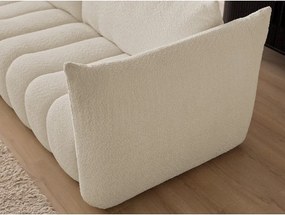 Bézs buklé sarokkanapé (bal oldali-heverő résszel) Azra – Bobochic Paris