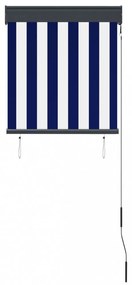 kék és fehér kültéri roló 60 x 250 cm