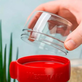 Westmark kétrészes ételtartó edény, 700 ml, antracit, S