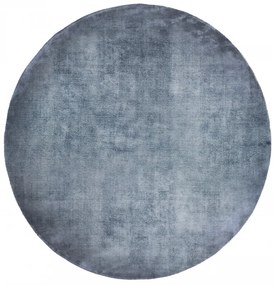 FX Linen sötétkék kör alakú szőnyeg