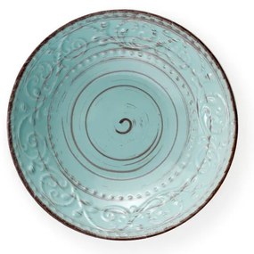 Serendipity türkizkék kőcserép mélytányér, ⌀ 20 cm - Brandani
