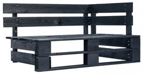 fekete fa kerti raklap sarokpad