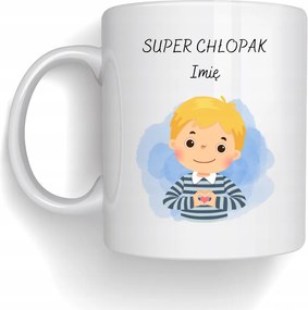 Bögre Szuper Fiú Névvel Személyre szabott Ajándék