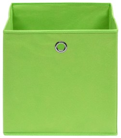 vidaXL 4 db zöld nem szőtt szövet tárolódoboz 28 x 28 x 28 cm
