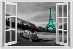 Poszterek 90x60 Türkiz Eiffel-torony