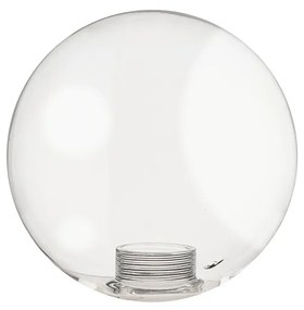 BUBBLES GLASS SHADE D18 CLEAR