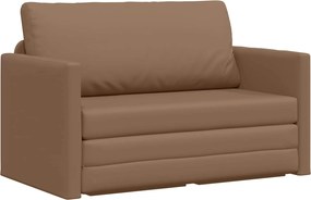 vidaXL Kanapéágy 110cm Cappuccino Mübőr