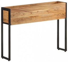 tömör akácfa virágtartó 90 x 20 x 68 cm