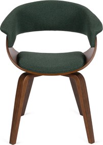 Szék zöld/dió színben. GARY 2