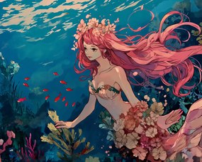 Poszter 50x40cm ĂceĂĄn nimfĂĄja