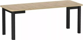 Oskar bővíthető étkezőasztal 120-200cm kézműves tölgy