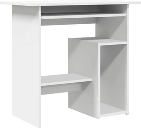 vidaXL fehér szerelt fa íróasztal 80 x 45 x 74 cm