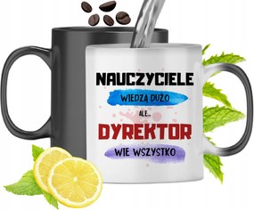 Mágikus Bögre Az Igazgató Számára Színváltós, fényképes nyomtatással