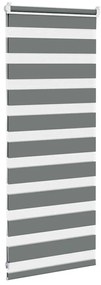 zebrafüggönnyel sötét szürke szövetszélesség 55,9 cm poliészter
