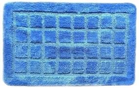 Fürdőszobaszőnyeg kocka Kék 50x80 cm TiaHome