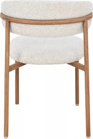 Elton II étkezőszék világosbézs/tölgy