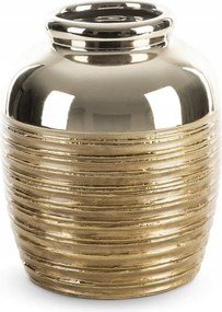 Dori dekorációs váza 20x25 Eurofirany arany, barázdákkal
