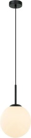 ITALUX PND-5578-1S-BK DEORE Modern Függesztett Lámpa Fehér, Fekete E27 IP20