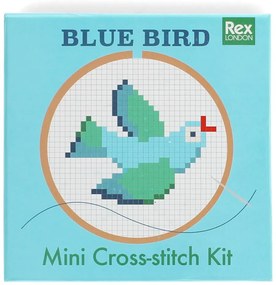 Kreatív készlet Cross-stitch Kit Blue Bird – Rex London