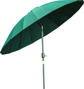 Outsunny Teraszernyő Ø250 cm - Állítható Szögű, 18 Ráccsal és Kurblival Ellátott, Vízálló Napernyő Teraszra | Aosom