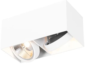 Design spotlámpa téglalap alakú AR111 2-lámpás - Box