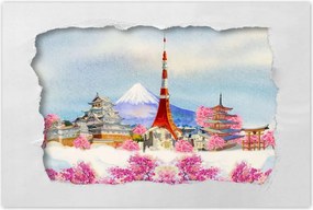 Poszterek 90x60 Kirándulás Japánba