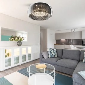 Zuma Line C0076-06X-F4FZ - Kristály mennyezeti lámpa CRYSTAL 6xG9/42W/230V