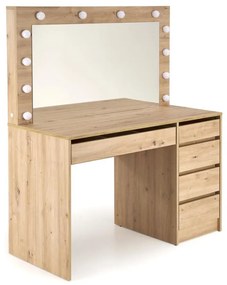 AMORIO sminkasztal artisan tölgy