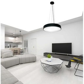 LED dimmelhető csillár zsinóron LED/50W/230V 3000-6500K fekete + távirányítás