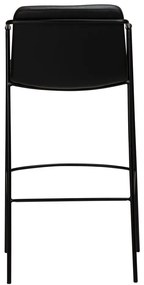 Boto fekete műbőr bárszék, magasság 95 cm - DAN-FORM Denmark