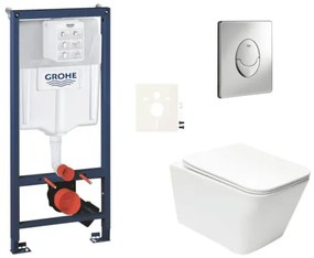 Függesztett WC-készlet könnyű falakhoz / előfalra szerelhető SAT Infinitio SIKOGRSIN12SA