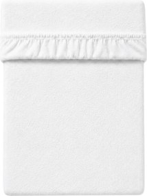 MOLTON fleece gumis lepedő fehér 180 x 200 cm
