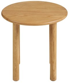 Tölgyfa kerek tárolóasztal ø 40 cm Jena – House Nordic