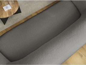 Szürke buklé kanapé 193 cm Elina – Bobochic Paris