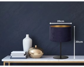 Duolla - Asztali lámpa ROLLER 1xE14/15W/230V átm. 20 cm kék/arany