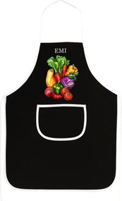 EMI Farmy konyhai kötény, Fekete