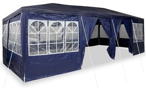 Buli Sátor 12 Kék Oldalfallal Kék 8x4 m PE