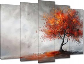 Vászonkép 70x50 Fa tüzes színekben