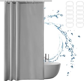 Függöny Fürdőszobai Textil Zuhanyfüggöny 200X240CM Strapabíró
